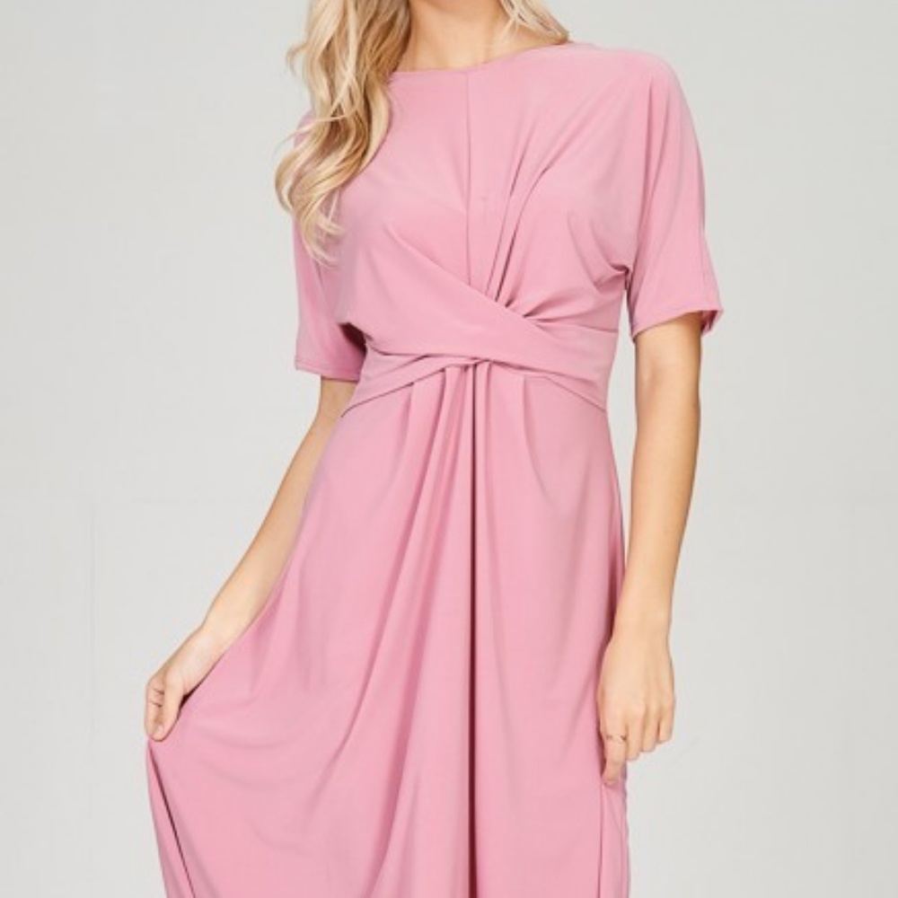 Wrap Waist Fashion Dress